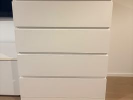IKEA MALM Chest of 4 drawers - WHITE