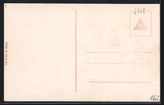 Cartoline postali: Herisau, Strassenfront des Kreckelhofes – Usato da Berlin venduto da bartko-reher 1