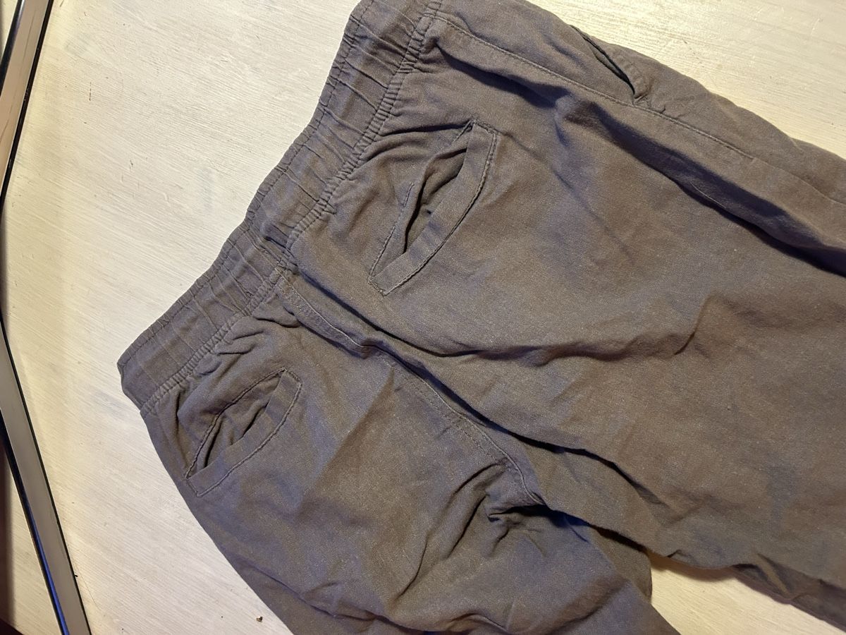 Pantaloni: Leinenhosen Grau Gr.M – Usato da Riedholz venduto da karinadam 4