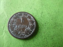 Oesterreich 1860 A, 1 Kreuzer