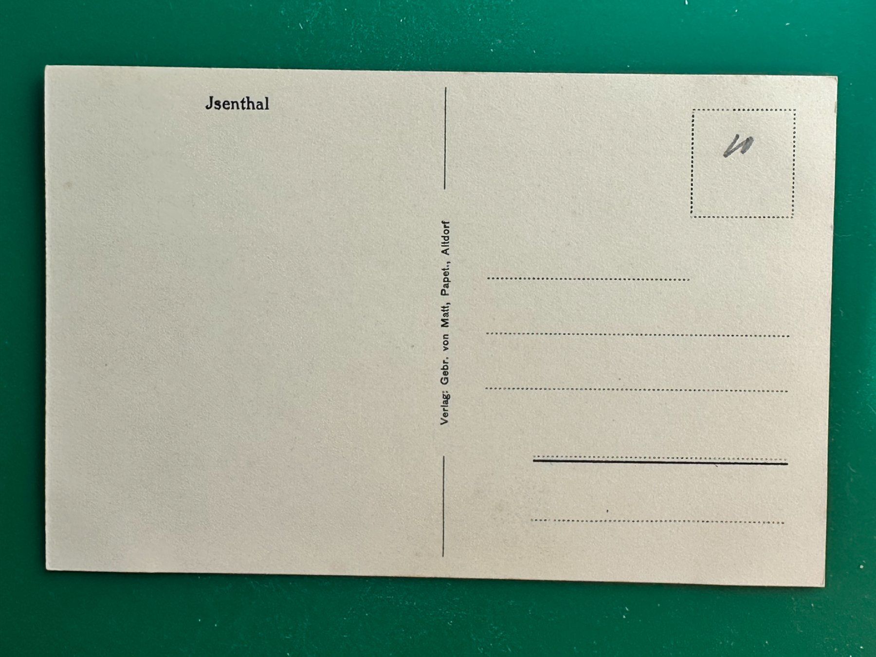 Ansichtskarten: Jsenthal – Gebraucht aus Steg VS von danwer74 1