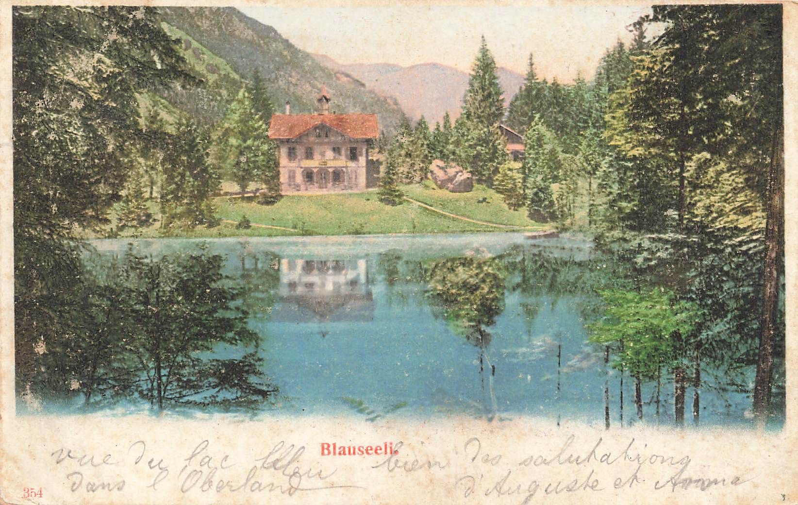 Cartes postales: Blauseeli – BE – D'occasion à Biasca par Blenio71