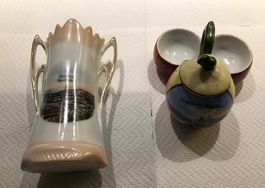 2 Stück Souvenir-Artikel mit Motiven aus Genf