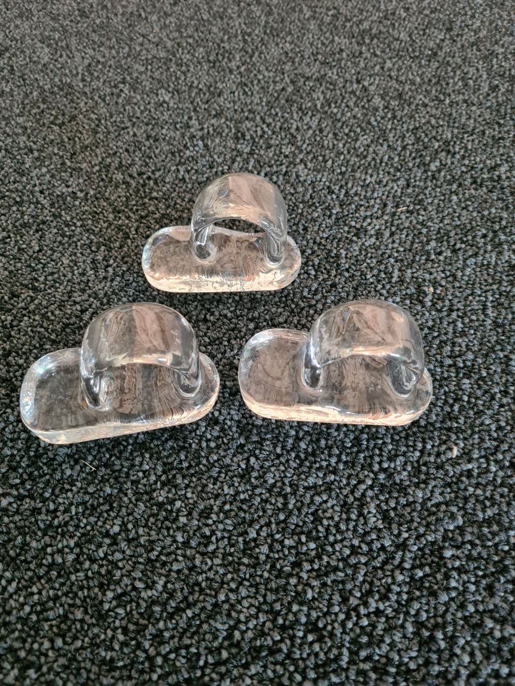 Bicchieri: Serviettenhalter glas 3 Stück – Usato da Ruswil venduto da M71