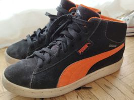 Puma Sneaker Orange Schwarz EUR 37 gebraucht