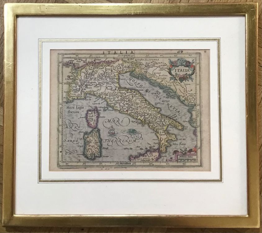 Gerhard MERCATOR (15121594) Antike Kolorierte Landkarte Kaufen auf