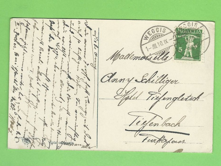 Cartoline postali: Alte Ansichtskarte Veilchen – Usato da Zürich venduto da t24_de 1