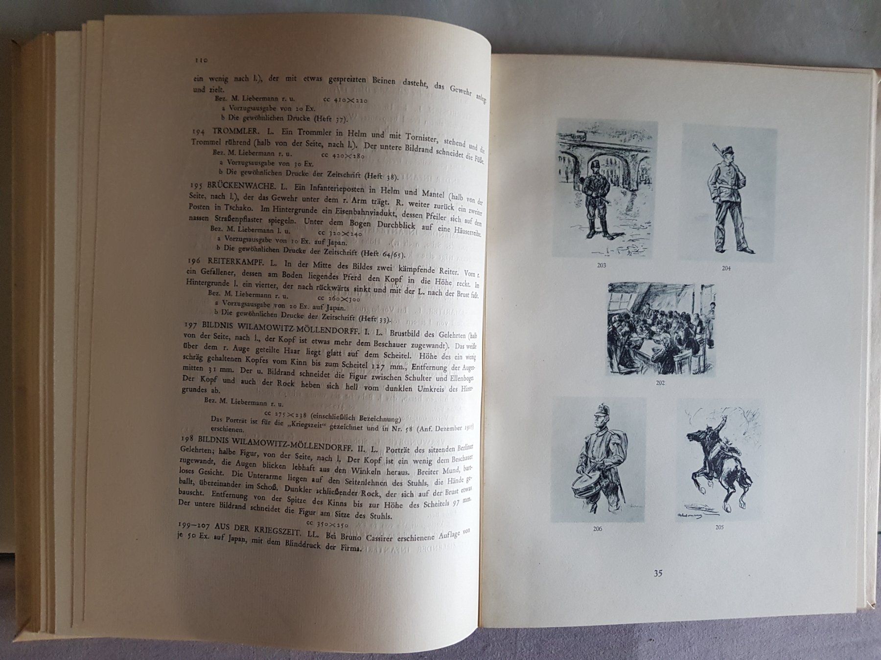 Bücher: Das graphische Werk von Max Liebermann - 1923 – Gebraucht aus Walterswil BE von Lonitti 8