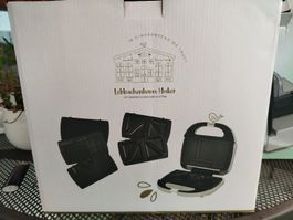 Lebkuchenhaus Maker mit Wechselplatten Sandwich Gerät – neu