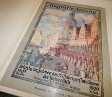 Illustrierte Zeitung 1909 original Leipzig im Zeichen ..