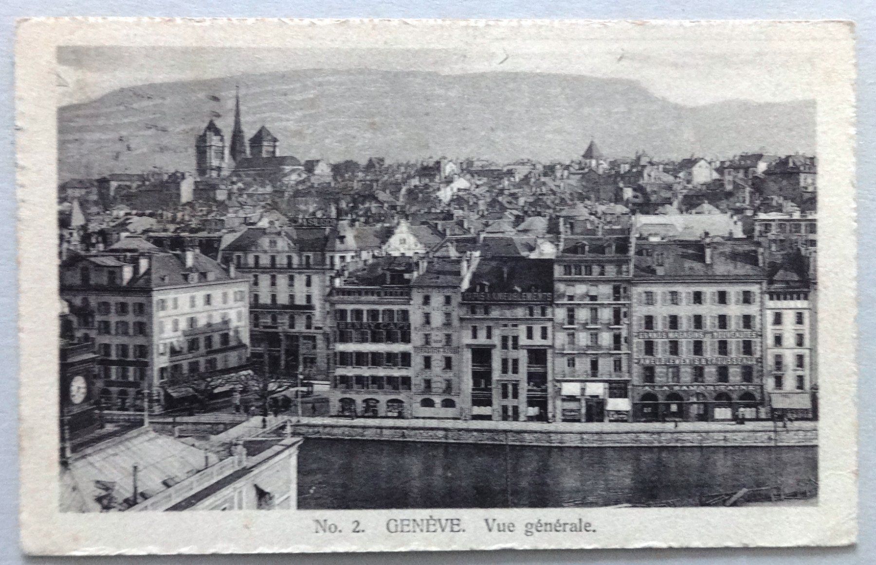 Cartoline postali: Genève - Vue générale – Usato da Fétigny venduto da Billy2miny