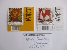 Voll Ort Ersttagsstempel 6063 Stalden bei Sarnen