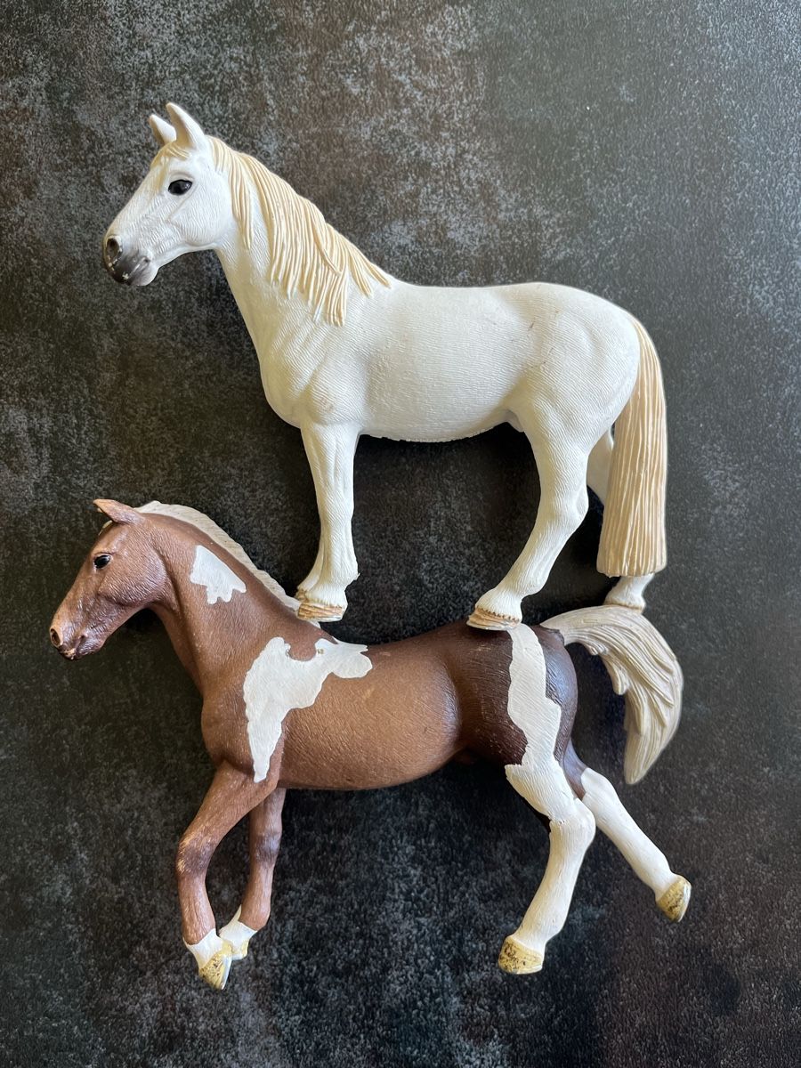 Schleich Giocattoli: Zwei Schleichpferde – Usato da Felsberg venduto da adrio 1
