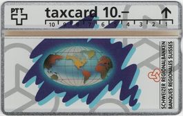 10 CHF SCHWEIZER REGIONALBANKEN - seltene Kunden Taxcard