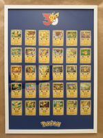 Pikachu 30th Anniversary Bilderrahmen - 30/30 Full Set EN