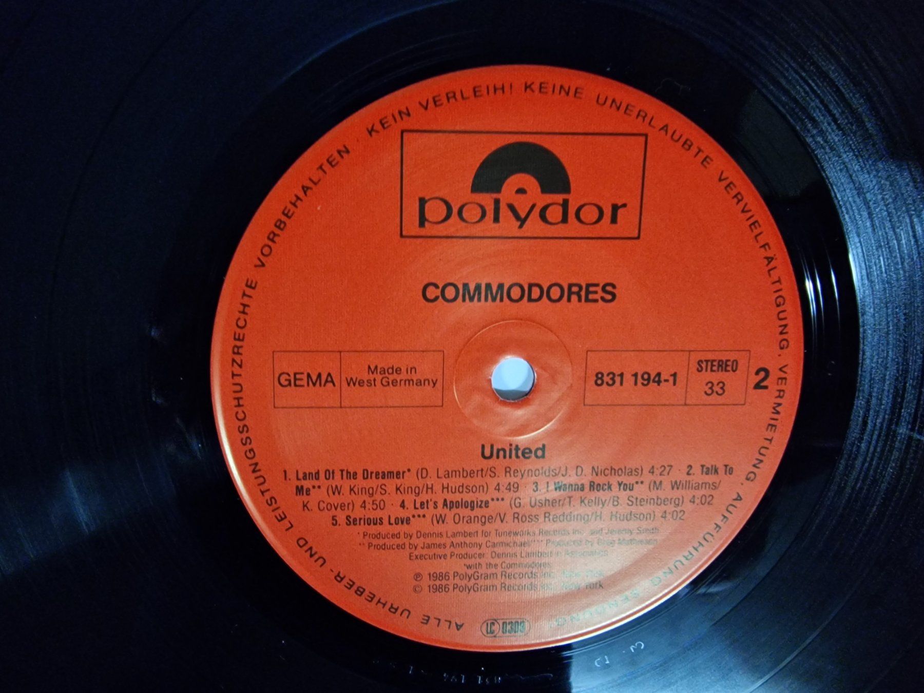 Dischi in vinile: Commodores LP – United – Usato da Root venduto da atelier22 2