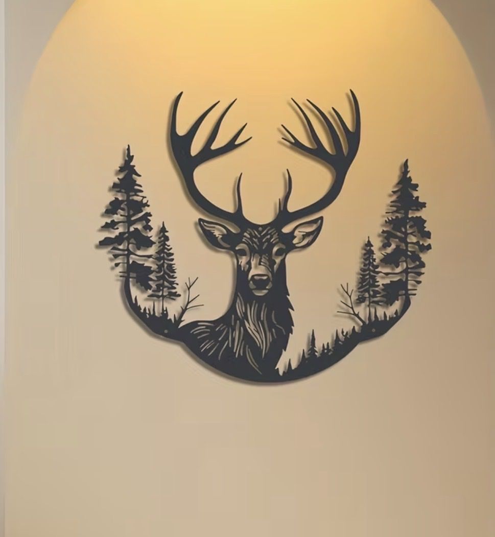 Tutte le decorazioni: Wanddeko Hirsch – Nuovo (secondo la descrizione) da Flumserberg Bergh venduto da swiss.ski 1