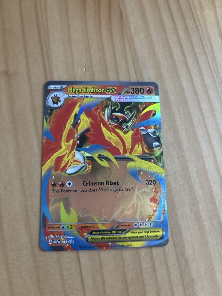Cartoline: Mega Emboar Ex, Promo – Usato da Bern venduto da Pokescherti