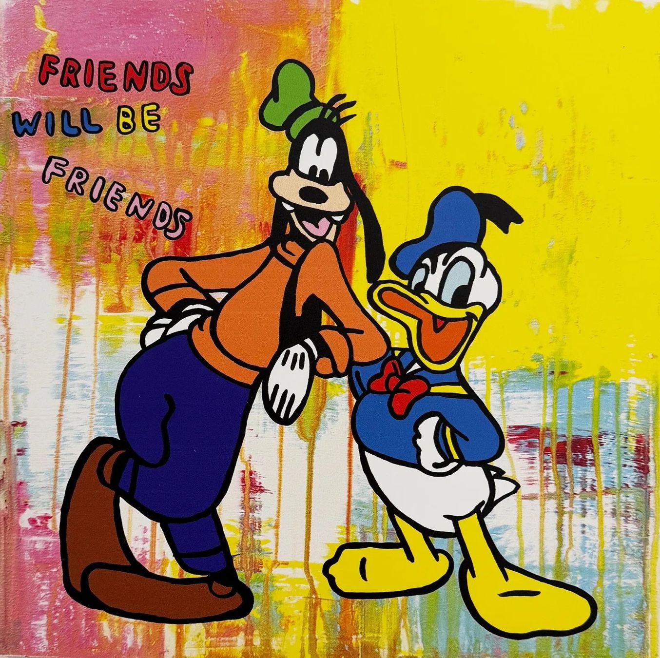 Gemälde: FRIENDS WILL BE FRIENDS Exklusiv Edition – Neu und originalverpackt aus köln von michagomera