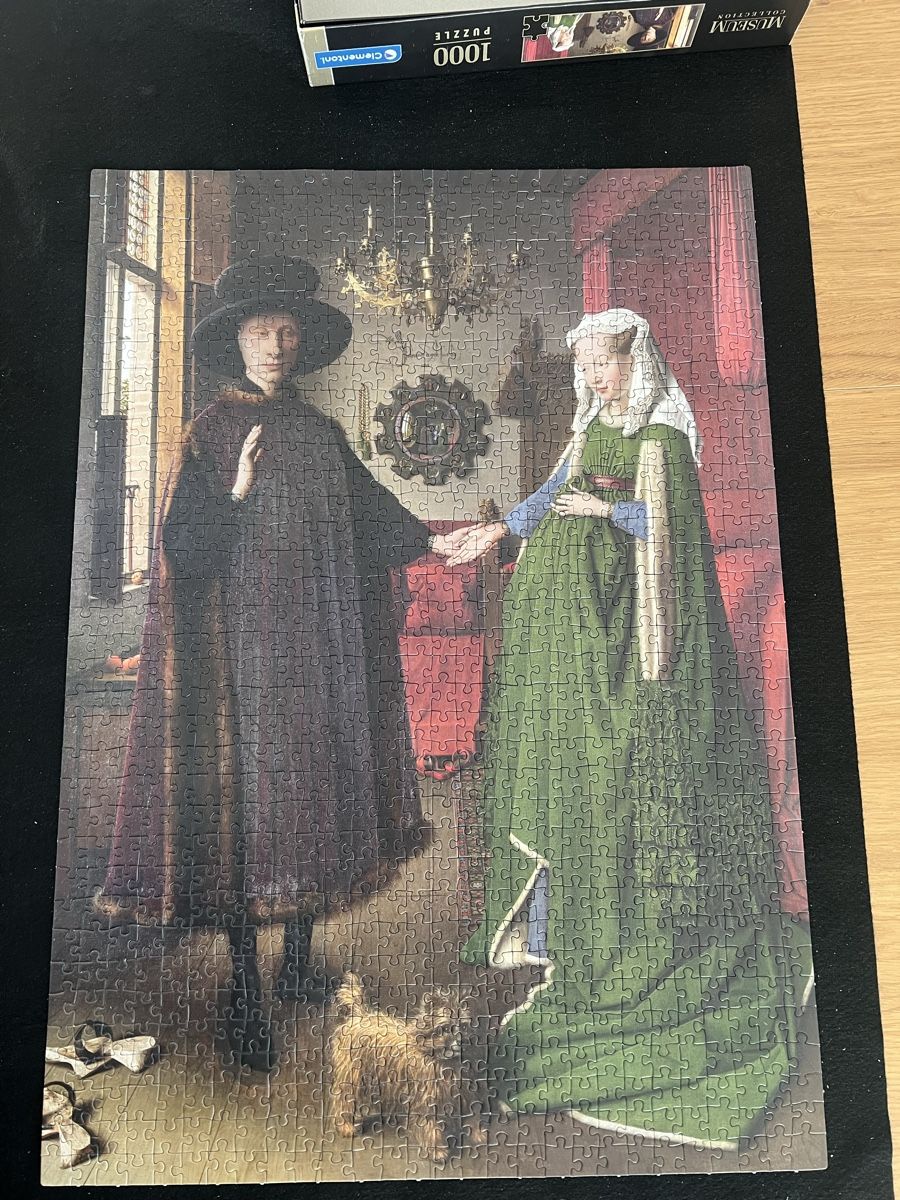 Clementoni Puzzles: Puzzle Clementoni  - Arnolfini Hochzeit - 1000 Teile – D'occasion à Winterthur par Wikingerlady 1
