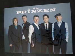 Die Prinzen - handsignierte Autogrammkarte