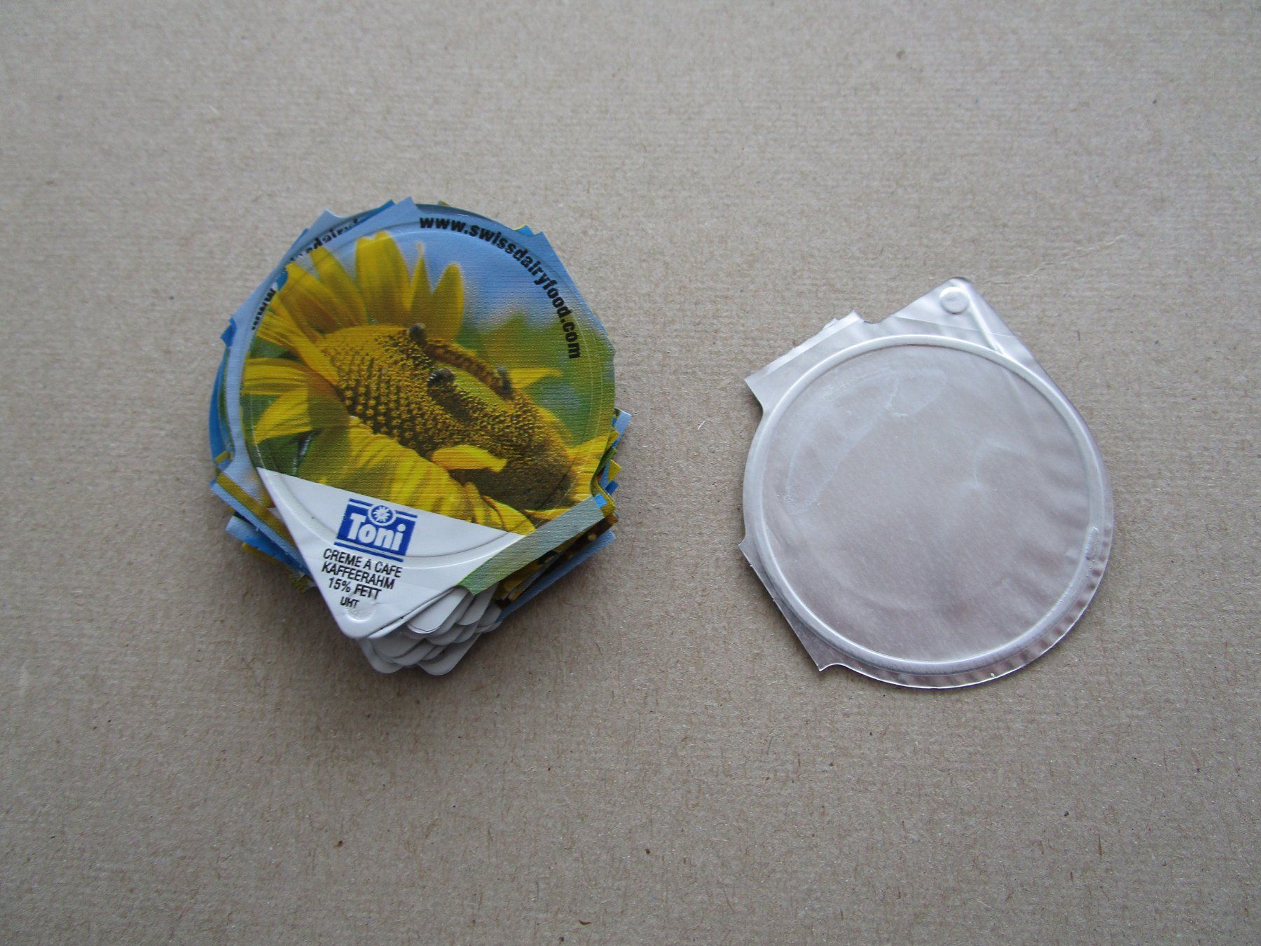 Kaffeerahmdeckel: KRD Sonnenblumen Serie 3.164 – Gebraucht aus Grenchen von Uhus15