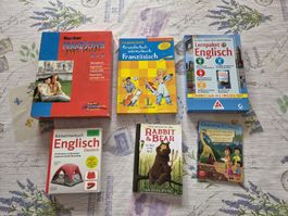 Lernpaket Englisch und Französisch, Bildwörterbücher und CDs