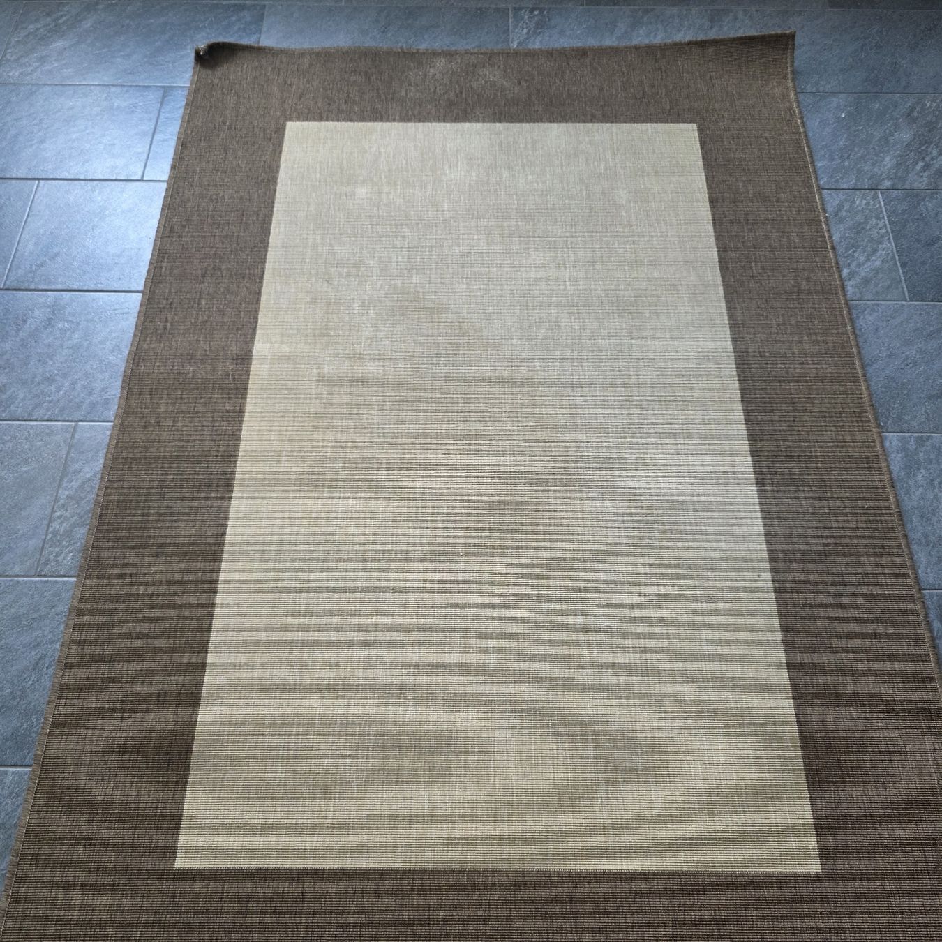 Tapis: Teppich modern braun Band-Design  – D'occasion à Rheinsulz par Gilea
