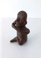 Alte Figur glasierte Terrakotta, verm. Nayarit-Kultur