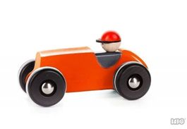 Aktion Eleganter Bajo Retro Car, rot, Holz, 16cm, neu