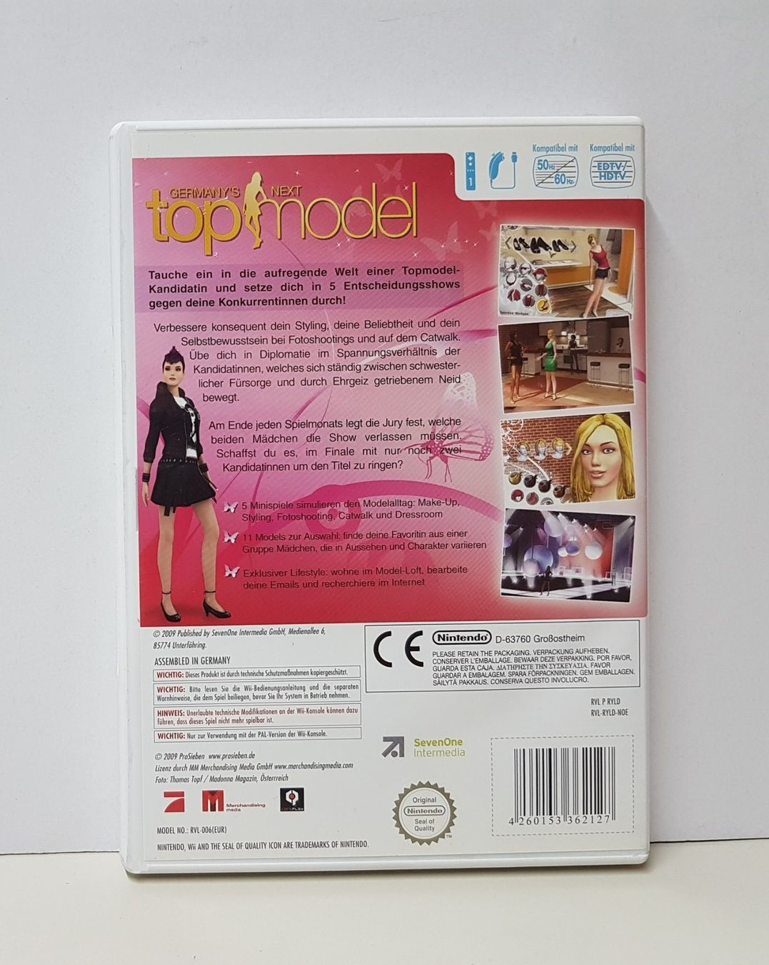 Nintendo Giochi: Wii  Germany's Next Topmodel – Usato da Schüpfheim venduto da Game-Paradis 2