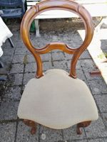 Stühle Louis XV Stil Holz hell Bezug Stoff guter Zustand