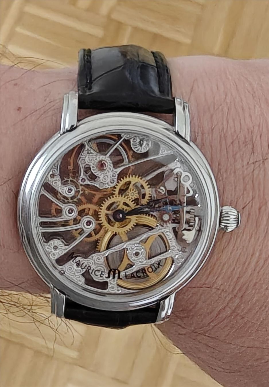 Maurice Lacroix Orologi: Maurice Lacroix Masterpiece Squelette Full Set – Usato da Bern venduto da pan_b555 6