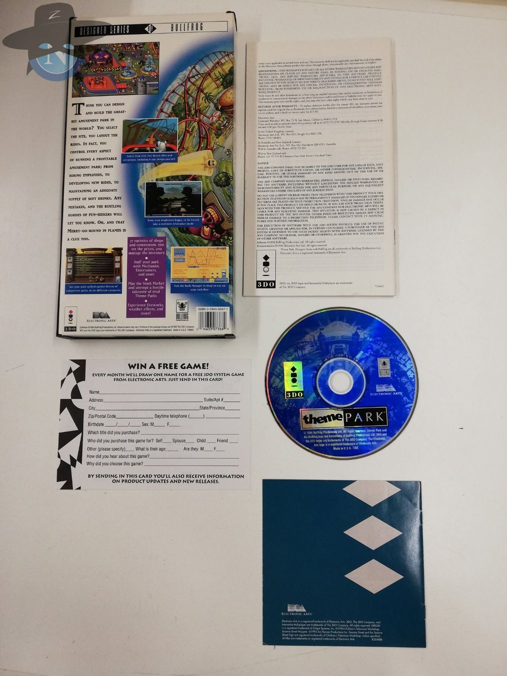 Giochi: Theme Park / 3DO / USA Longbox – Usato da St. Gallen venduto da zorro_dc 1