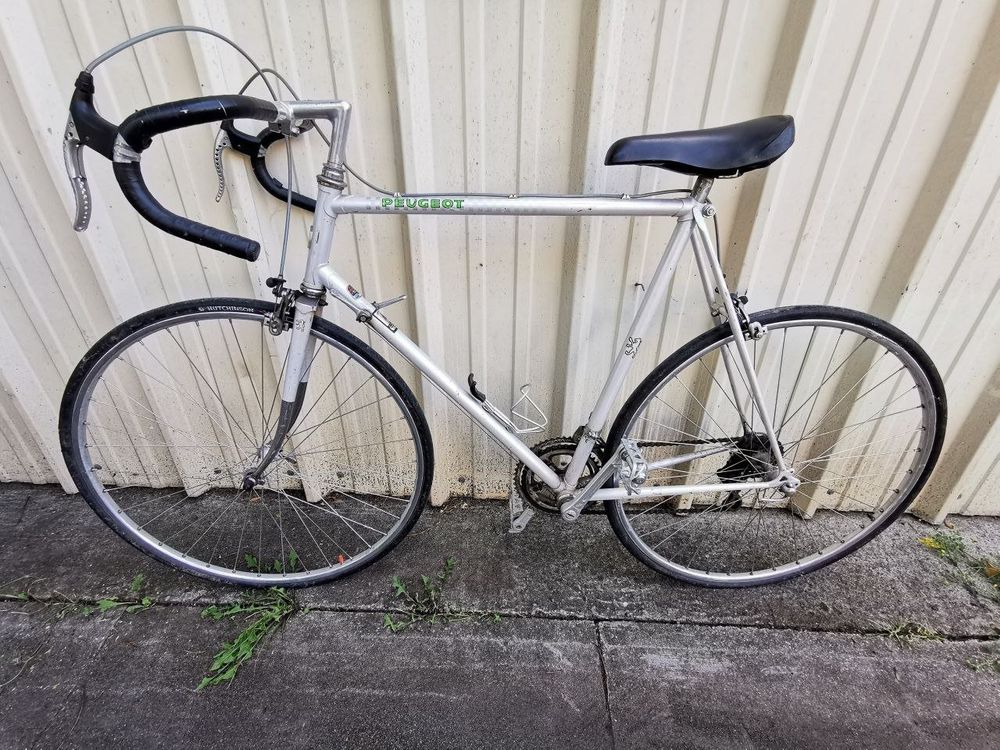 Vélo De Route Vintage Peugeot – Cadre Acier Bleu – 10 Vitesses – Homme