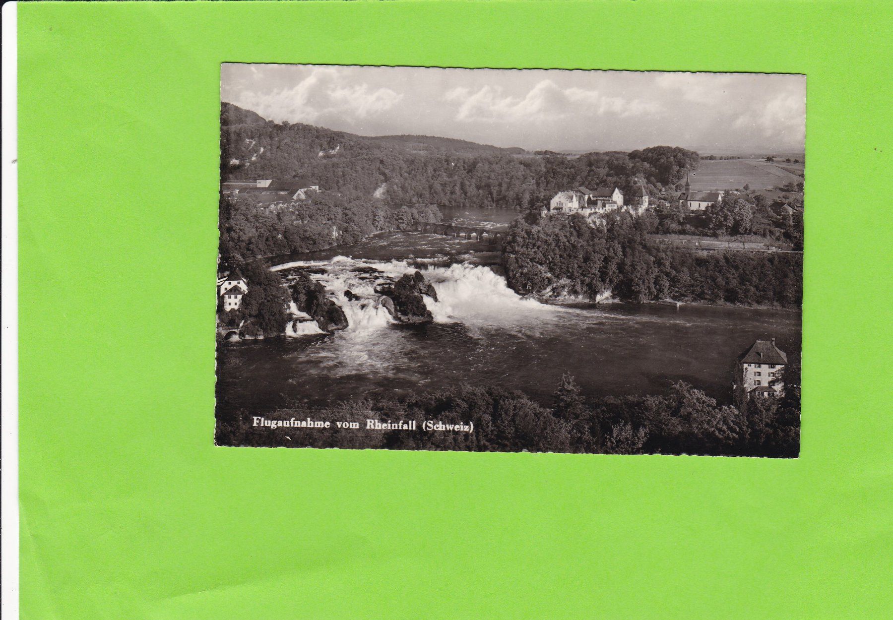 Cartes postales: Flugaufnahme Rheinfall – D'occasion à St. Peterzell par neckertal