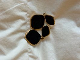 goldfarbene Ohrringe, neu