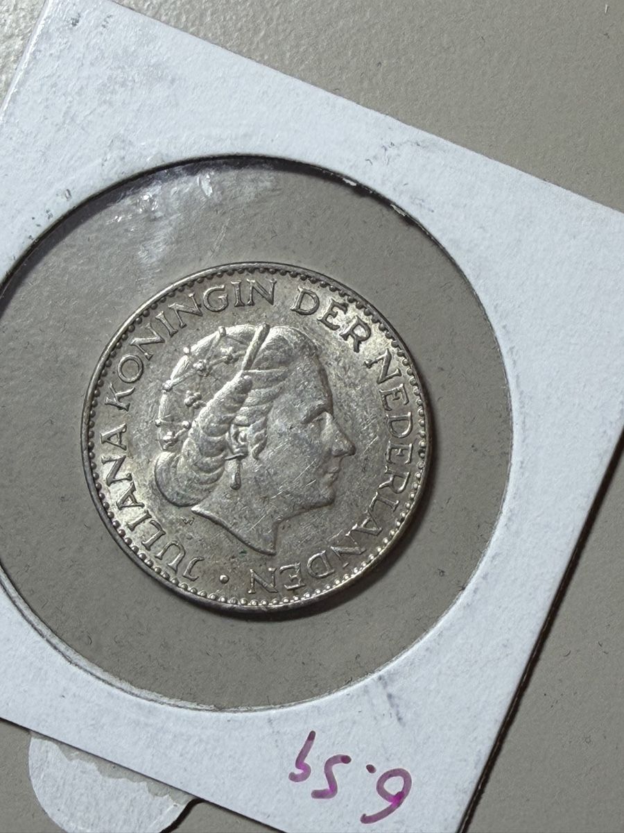 Tutti le monete: Pays-Bas - 1 gulden - 1955 - AG  – Usato da Payerne venduto da Mike1682 1
