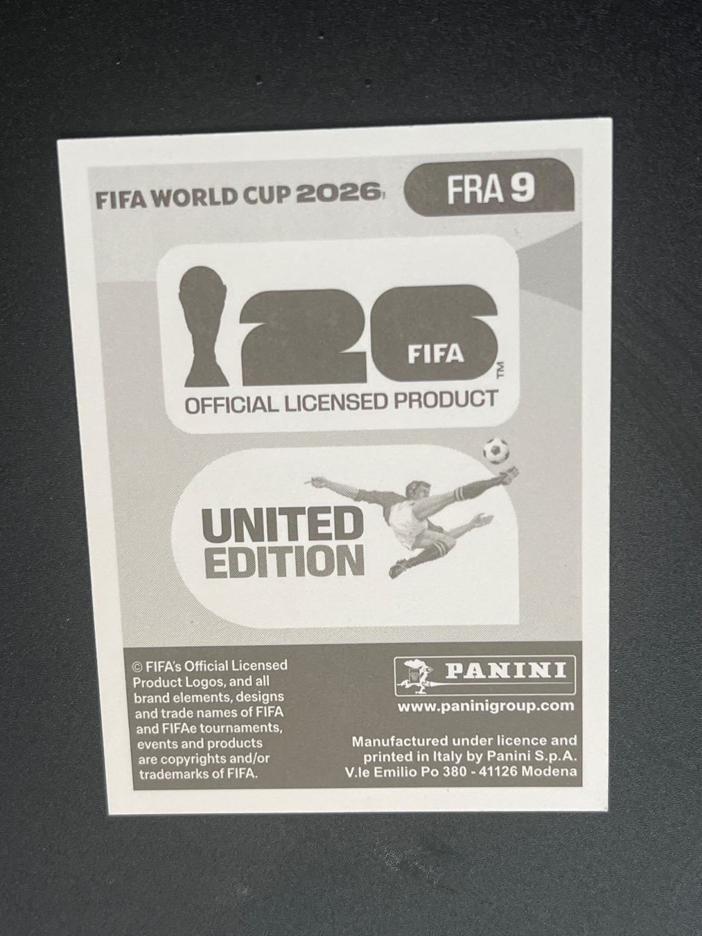 Panini Sammelbilder & Trading cards: Panini FRA9 – Neu (gemäss Beschreibung) aus Susten von Rechnun 1