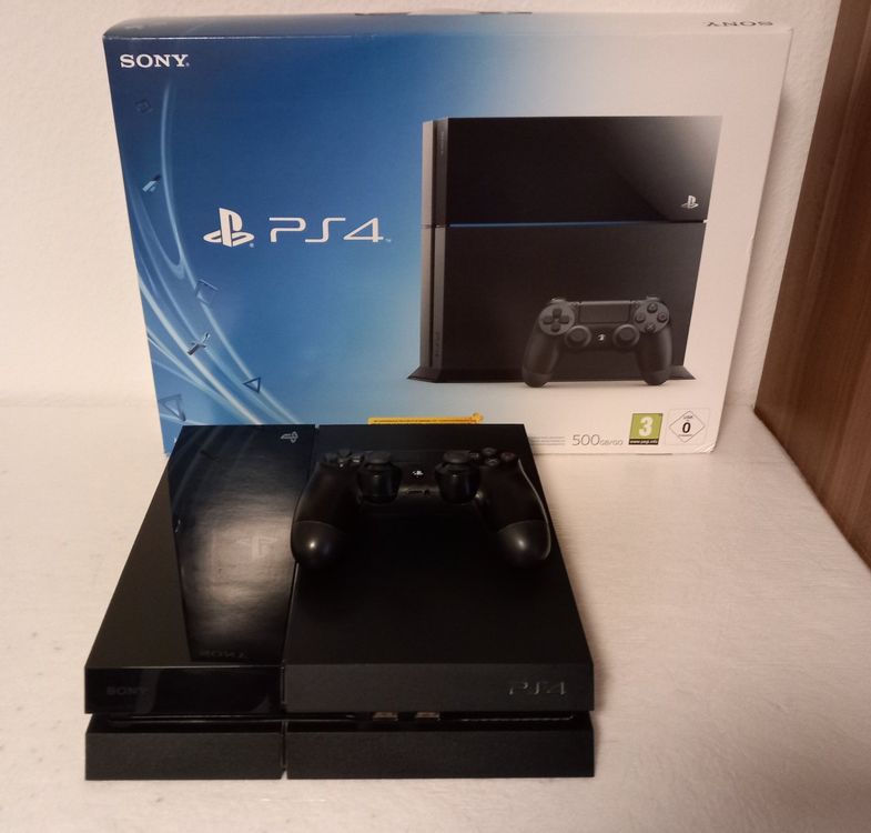 Playstation 4 + 1 Controlle & Original Schachtel !!! (Gebraucht) in ...