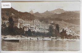 Montreux-Palace et les Rochers de Naye