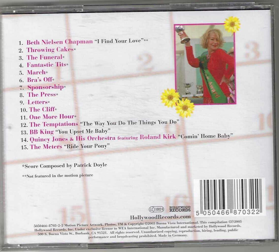 CD: Patrick Doyle - Calendar Girls – Usato da Genève venduto da CDLPBookS 1