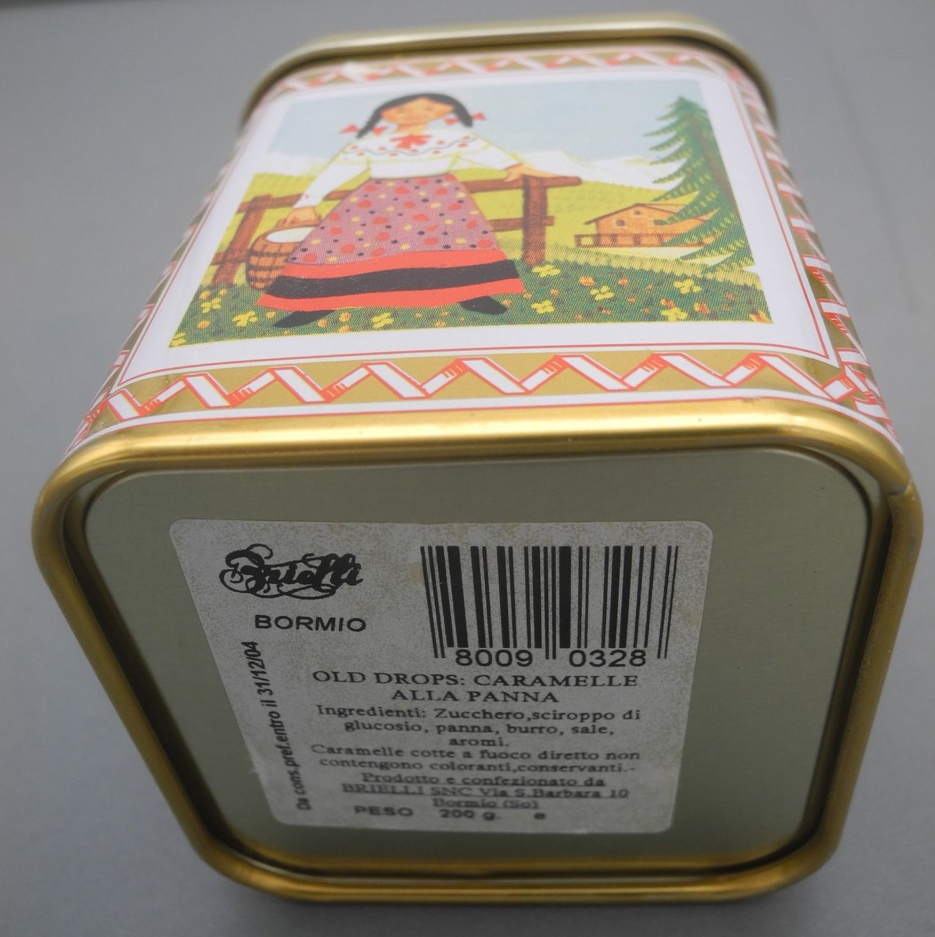 Barattoli: Vintage Blechdose  Dose Bauernmädchen, Nr. 219 – Usato da Kottwil venduto da Crazyrolf 3