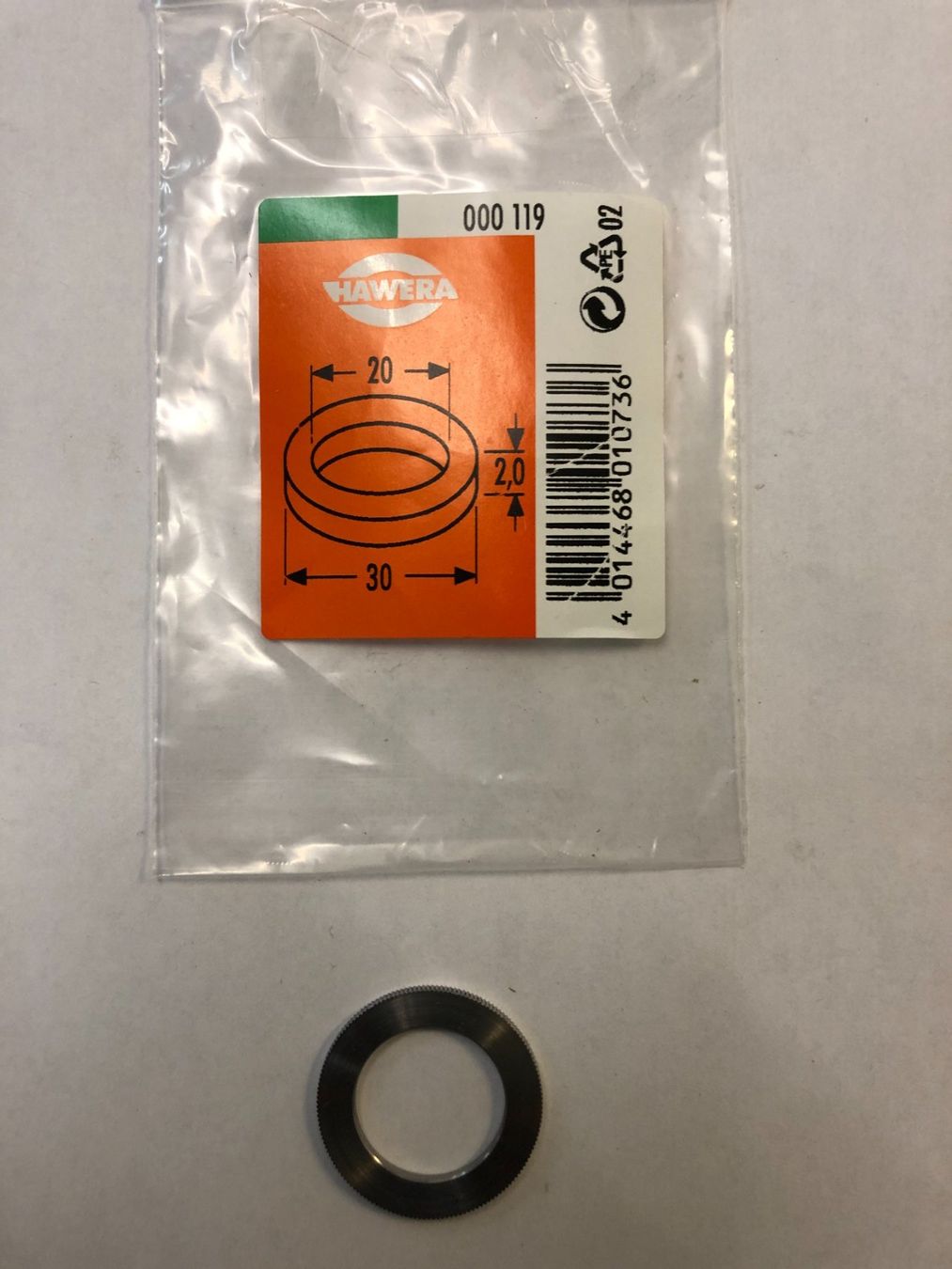 Tutti gli attrezzi: Reduzierring 30x20x2,0 mm – Nuovo e nell'imballaggio originale da Wagen venduto da Aloeveragold