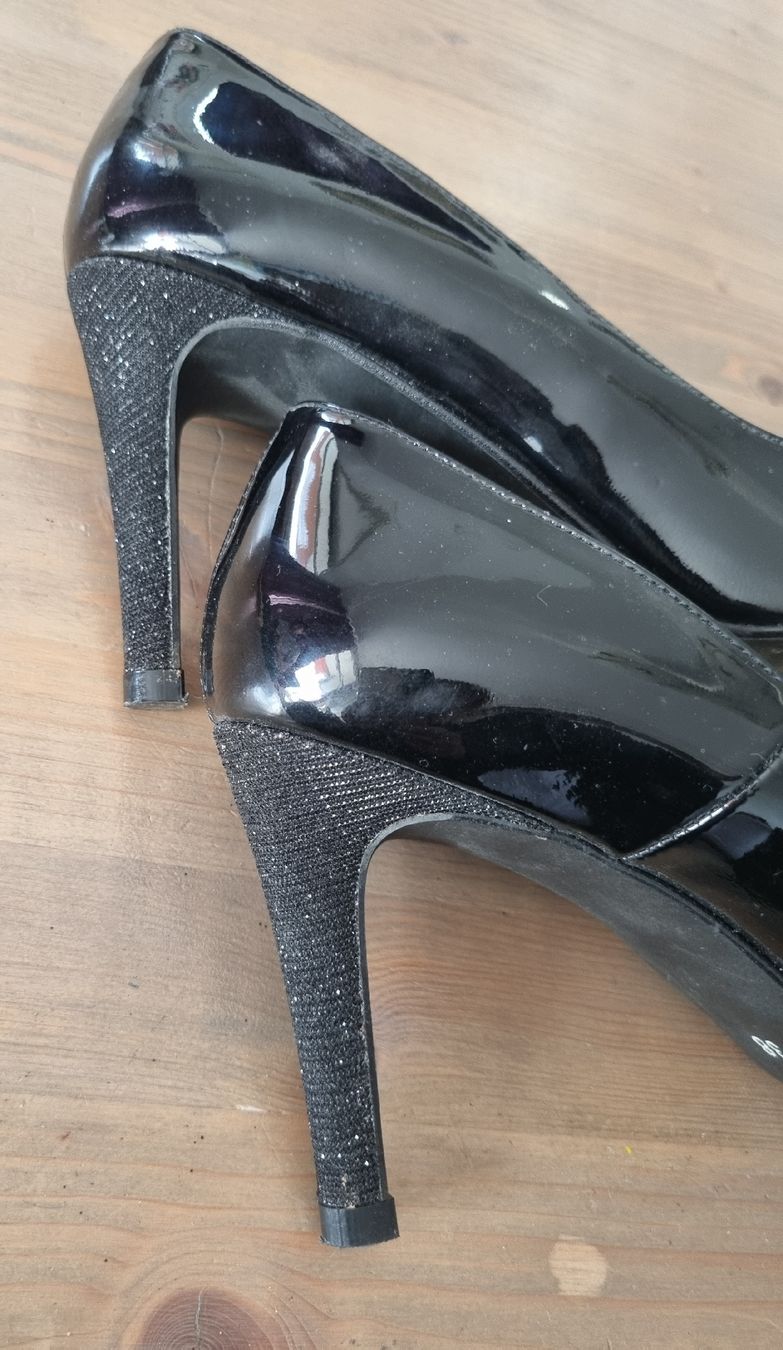 Scarpe da donna: Escarpins Adéquat,  Paris,  noirs vernis, pointure 38 – Usato da Grand-Lancy venduto da Evelyne010 5