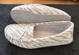 NEXT Halbschuhe Gr. 9 Zebra-Muster, Neu & Ungetragen!