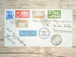 TR89 Enveloppe + Timbre Suisse 1939