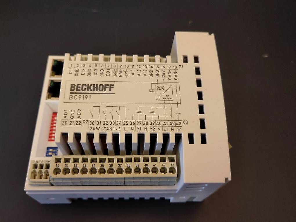 Beckhoff Systèmes de contrôle: Beckhoff BC9191 Raumcontroller – D'occasion à Bözberg par D_duesentrieb