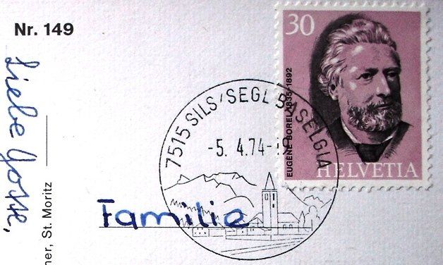 Cartoline postali: SILS Luftseilbahn Furtschellas – Usato da Jona venduto da philajona 1