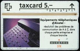 Taxcard 206L_54104 Alcatel französisch 500 Ex gebraucht